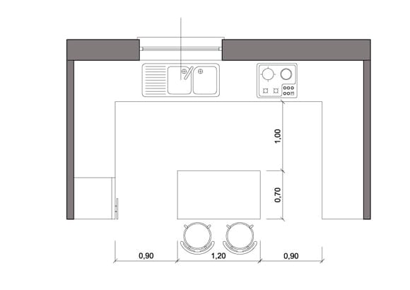 Cucina a isola, vantaggi e svantaggi guida per casa Dimensioni isola cucina