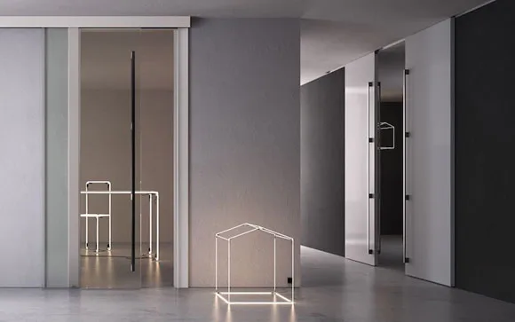 Porte laccate scorrevoli