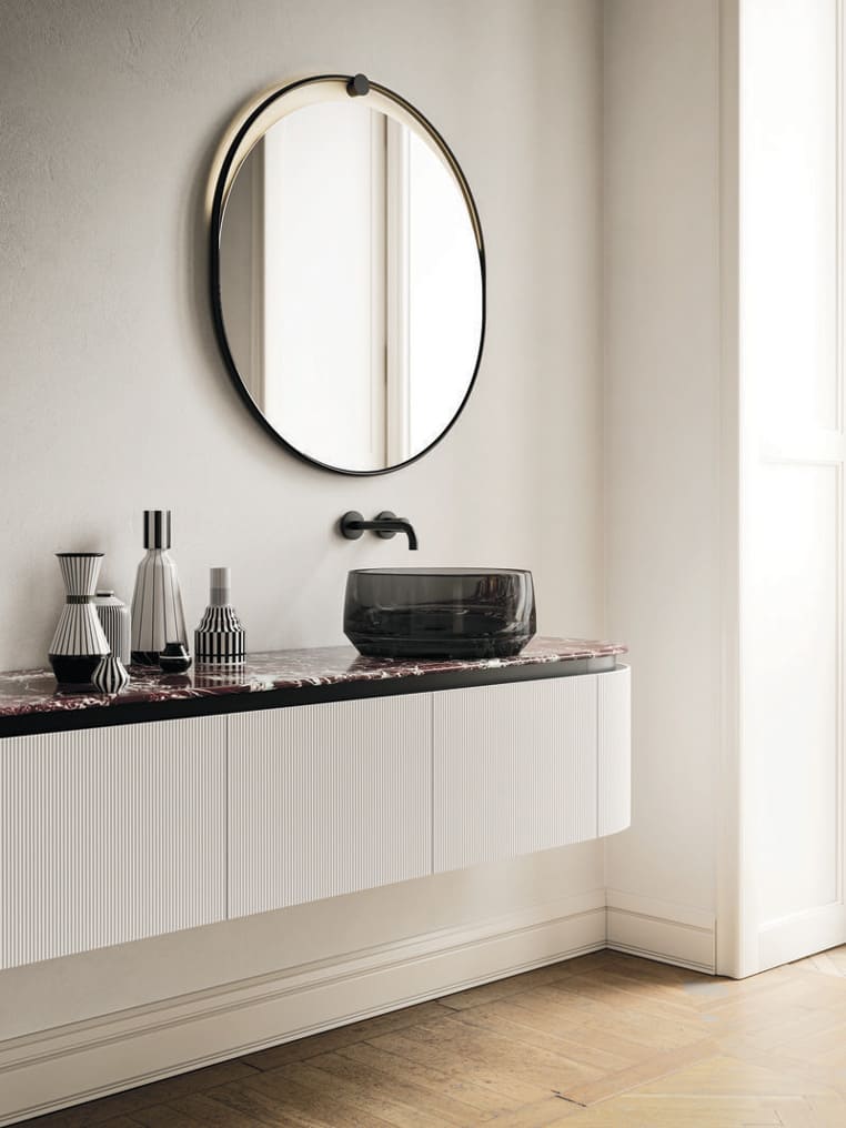 lavabo su mobile sospeso