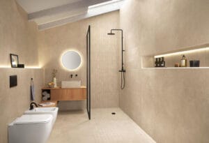 bagno in ampliamento