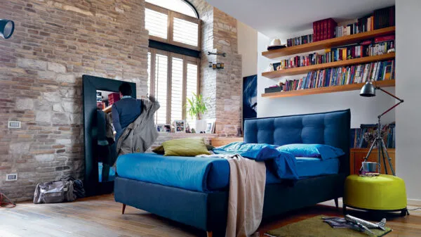 letto di un bed and breakfast