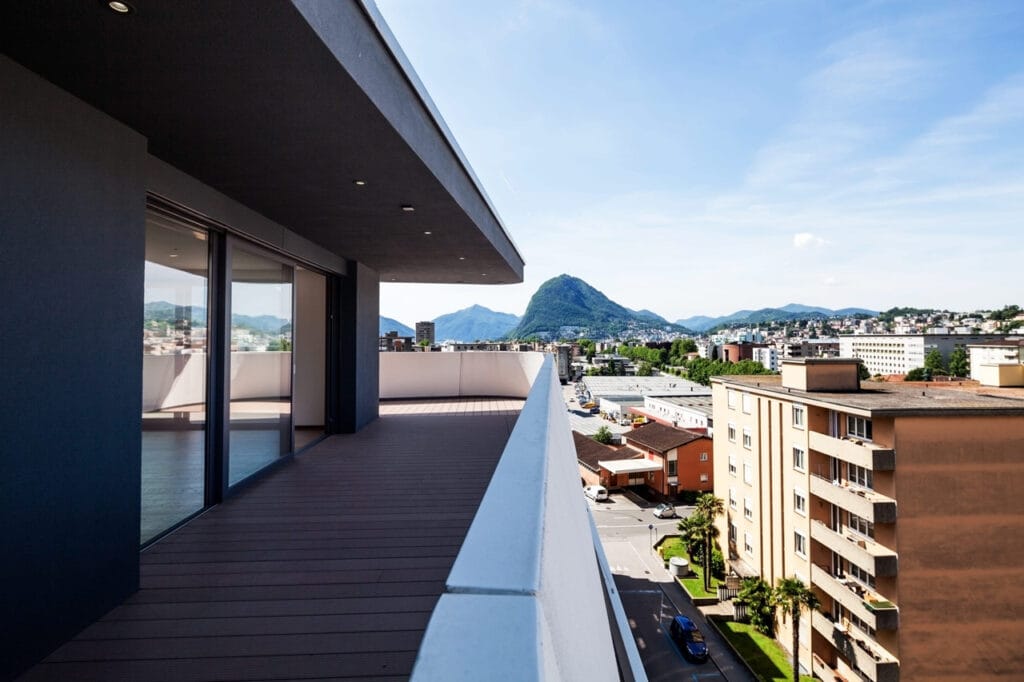 balcone con panorama