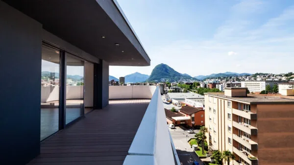 balcone con panorama