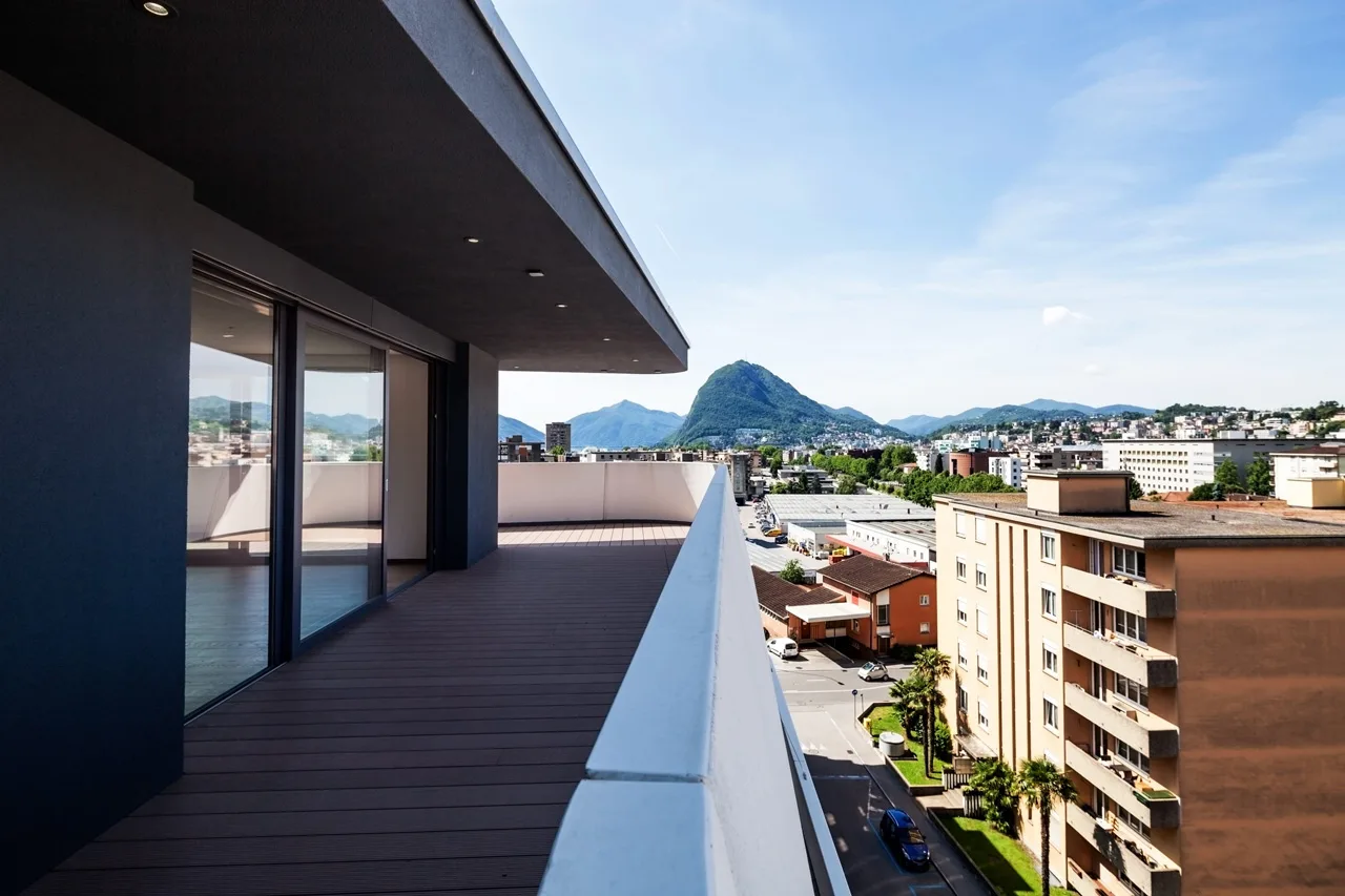 balcone con panorama