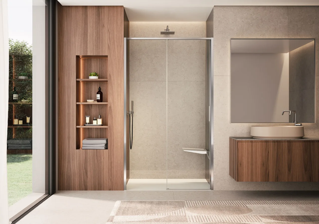 bagno con nicchie