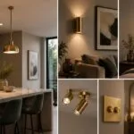 apparecchi di illuminazione in ottone
