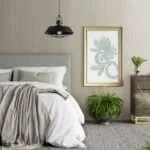 camera da letto con pannelli decorativi