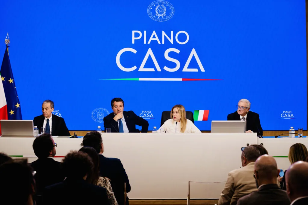 conferenza stampa Piano Casa