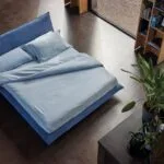 letto matrimoniale visto dall'alto