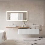 pareti tinteggiate di un bagno