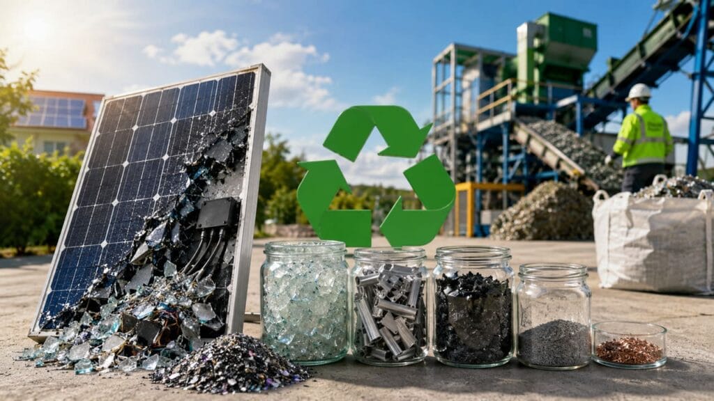 riciclo dei pannelli fotovoltaici