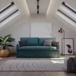 area living nel sottotetto