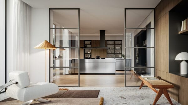 separare cucina e soggiorno