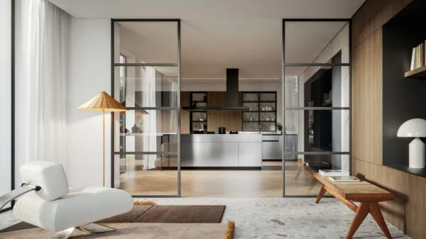 separare cucina e soggiorno