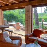 portico chiuso con vetri a pacchetto