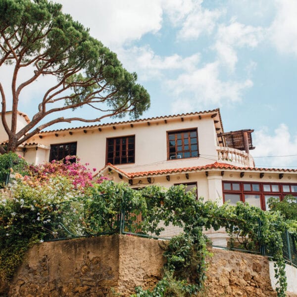 scorcio di villa nel verde